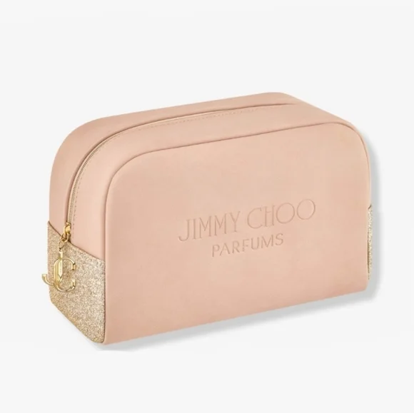 Jimmy Choo | Bags | New Jimmy Choo Nude Pink Peach Gold Makeup